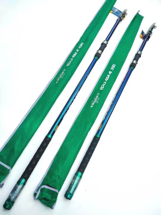 Joran Pancing Surf Blood Iguana 360 390 420 Carbon Ringan Kaku