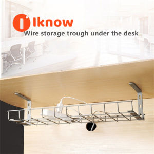 I know Under Desk Cable Management Tray Iron Space Saving Home Easy Install Power Strip Storage Rack With Screws for Wire Management Desk Cable Tray  Perfect Cable Management Rack Office