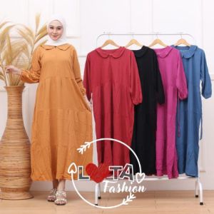 Pusat Grosir Gamis Anindya Dress Maxy Homedress Syari Muslim Muslimah Modern / Dress Ruffle Panjang / Dress Ruffle Dewasa Panjang / Daster Homedress Busui Panjang (COD) gamis polos 3 susun / gamis canda 3 susun (COD) DASTER VIRAL TERBARU 2022