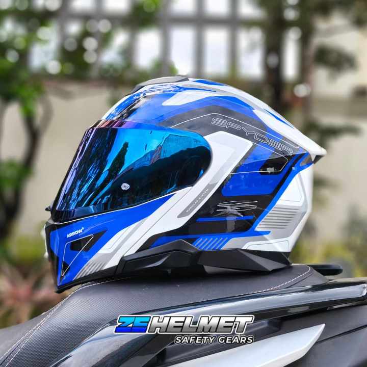 Dual Visor Spyder Helmet Arrow Spyder Arrow Spyder Helmet Black