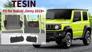 OnlyF U TESIN Car Trunk Organizers Bag For Suzuki Jimny 2019 2020 2021 2022 2023 2024 JB74 Rear Door Storage Bag Interior Accessories 4P7H5
