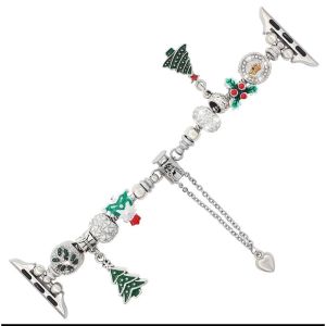 CW-SHOP(WF60)*พร้อมส่งในไทย*สายนาฬิกาข้อมือ สมาร์ทวอช สายแสตนเลส คริสต์มาส สวยงามขนาด 42.44.45.46.49MM