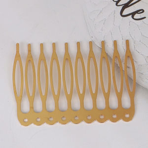 💕 Store opening 💕 10Pcs 5 10 Teeth Metal Hair Comb Hair Clip Claw Shape Hairpins DIY Hair Supplies