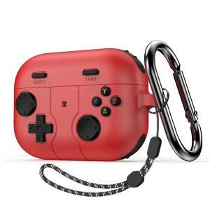 AirPods Pro 2nd Gen 2022 & AirPods 4 Silicone Case | Game Console Design Protective Cover with Keychain | Shockproof Anti-Scratch USB-C Wireless Charging Case