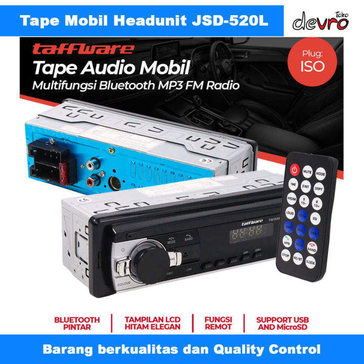 Tape Mobil Head unit Multifungsi Bluetooth MP3 FM Radio Audio Mobil