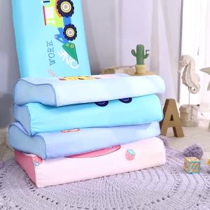 2025 หมอนยางพาราสำหรับเด็กหมอนเย็นฤดูร้อนปลอกหมอนการ์ตูนเด็กทารกนักเรียนพักกลางวันหมอนขนาดเล็กสำหรับคนเดียว