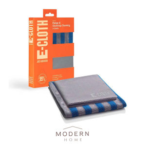 E-cloth 2-pack Range & Stovetop (Hob & Oven) Cleaning Cloth Pack | Eco | Microfibre | Chemical-Free Cleaning | just add water