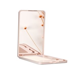 [Limited Time Promotion] Makeup Mirror MINI Portable With Comb Folding New Style Small Square High Quality Beautiful At Any