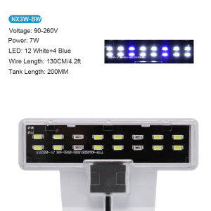 Emango 5W 7W Mini High-Brightness Energy-Saving Lighting Special Lighting For Fish Tanks Three Switching Modes