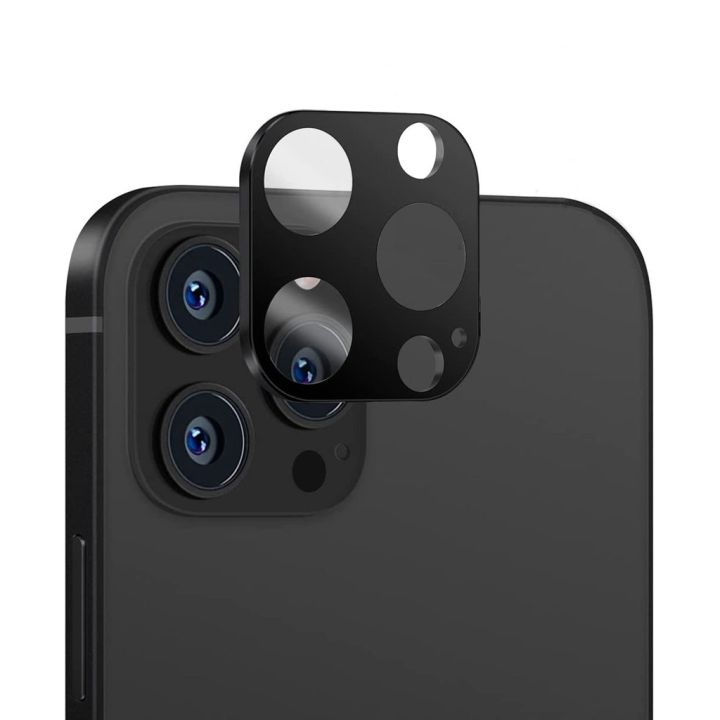 FRAME CAMERA BLACK IPHONE 12 12 PRO 12 PRO MAX PELINDUNG KAMERA  TEMPERED GLASS KAMERA PREMIUM 9H FULL BLACK LENS PROTECTOR