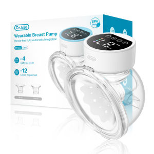Dr.isla EB26 Hands-Free Electric Breast Pump with 4 Modes & 12 Levels BPA-Free Noise-Reducing Design Compact & Durable for Breastfeeding