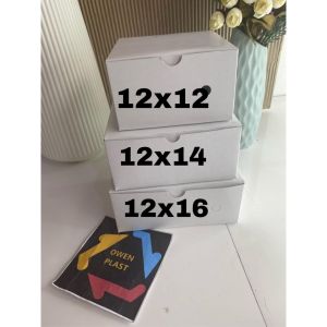 DUS SNACK/KOTAK SNACK SUNATAN HAJATAN POLOS TERSEDIA UKURAN 12X12 12X14 12X16 CM TERMURAH LEO TEBAL