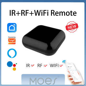 (3Days Arrive)MOES Tuya WiFi RF IR Universal Remote Controller Appliances Appliances Tuya Smart Life App Voice Control via Alexa Home