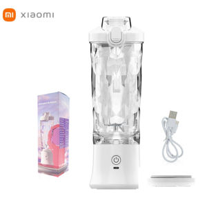 Portable Juicer Cup 6 Blades 600 ML Fruit Juice Blender USB Charging Quick Crushing Ice Multifunctional Blender Mini 榨汁机