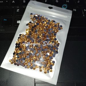 Rhinestone GOLD Ukuran 3mm