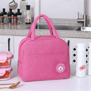 AVINAS Bento Lunch Bag Cooler Bag Thickened Thermal Insulation Men & Women Aluminum Foil Tote Hot & cold(Random Color)