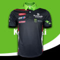 เสื้อPolo MotoGP Kawasaki Racing Team เสื้อโปโลโมโตจีพี ทีม คาวาซากิ เรสซิ่ง ทีม #WB0012 พิมพ์ทั้งตัว ไซส์ S-5XL. 