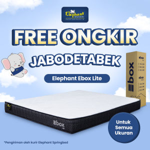 Elephant Ebox Lite Kasur Springbed In a Box Free Ongkir Kasur Official Bonnell Spring