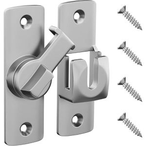 Sliding Barn Door Lock90/180 Degree Flip Gate LatchesFor Barn DoorsGardenBathroom