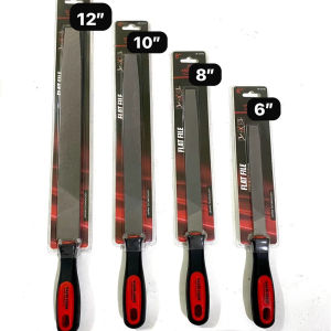 YUKIDO kikir besi jumbo besar plat baja gepeng gigi halus 6" 8" 10" 12" flat Datar gepeng