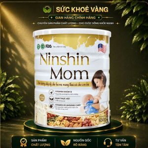 Ninshin Mom Sữa Bổ Sung Vitamin B Dành Cho Mẹ Sau Sinh 650g