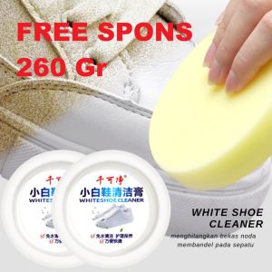 Pembersih Sepatu Putih White Shoe Cleaner Foam Sabun Cuci Sepatu Tanpa Bilas dan Waterless