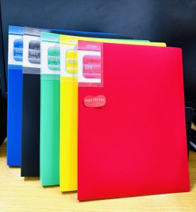 [ A4 ] Bìa Lá A4 Nhựa Kidario Nhiều Màu Sắc Bìa Đựng Tài Liệu Hồ Sơ Bản Vẽ Nhiều Lá 10-20-30-40-60-80 Lá Bìa Hộp 80 Lá