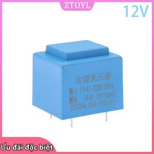 🎀ZTOYL✨ 0.5W 220V đến 12V Điện Mini kín loại cắm trong PCB board 4 pin không thấm nước đóng gói biến áp