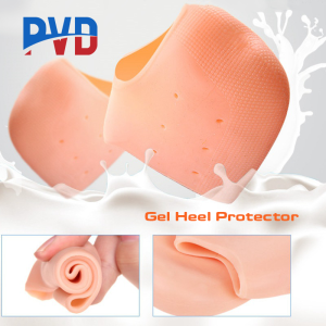 PVD 1 Pair Silicone Gel Heel Protector Heel Cups Moisturizing Cracked Foot Care Relief Sock Tumit Sakit