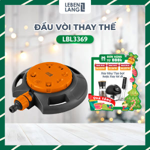 Bộ vòi nước tưới cây rửa xe Lebenlang LBLB3368 dây dài 12m tích hợp vòi phun tiện lợi - hàng chính hãng