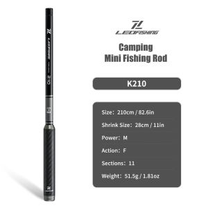 NALANILI Chất liệu sợi Cần câu cá bằng carbon Thiết kế câu cá Pike 16m-27m Cần câu Thiết bị chuyên nghiệp Cấp độ chuyên nghiệp Cần câu cá bass Câu cá bằng cần câu