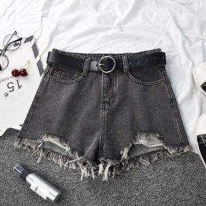 Women Jeans Summer New Fashion Denim Shorts High Waist Skinny Korean Edition Student Loose Wide Leg Hot Pants Trend Shorts Girls Pants