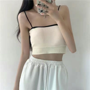 VIOLA FASHION Tanktop Bra Kemben Singlet Crop Tali Simpel Crop Top Women BR587