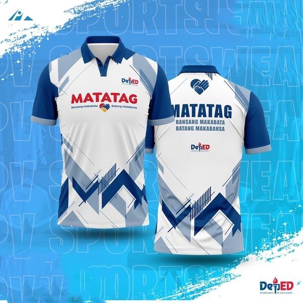 DEPED Men's POLO Shirts Matatag Teachers Uniforms Business Shirts ...