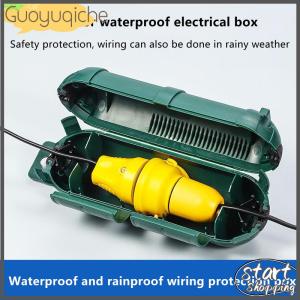 【Guoyuqiche】 Outdoor Extension Cord Safety Cover With Waterproof Seal Weatherproof Electrical Connection Box To Protect Outdoor Outlet Plug