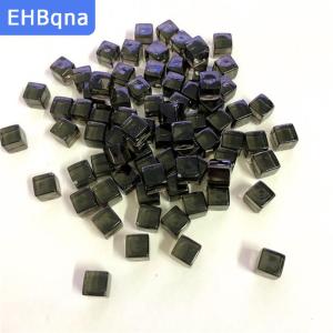 [COD] EHBqna SPORTS 50ชิ้น/เซ็ต8mm CLEAR Cube สีสันคริสตัลสแควร์มุมโปร่งใสลูกเต๋าหมากรุก