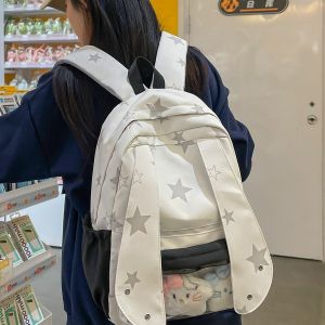 Korean Style ins Wholesale of girls backpacks large capacity new styles for the back-to-school season Japanese-style simple and fresh design student backpacks