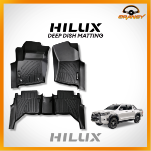 Toyota Hilux / Revo / Conquest 2016 to 2026 OEM / EXCELLENT Deep Dish Matting Thailand Quality Car Accessories
