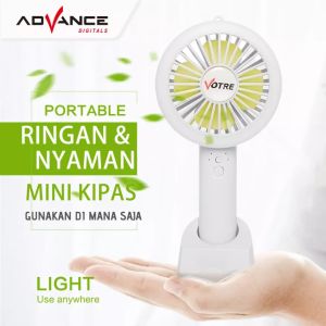 Ready Stock ADVANCE Kipas Angin SF-12 Portable Mini USB Kipas Tangan LOW NOISE Garansi Resmi 1 Tahun