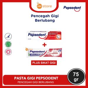 Pepsodent Pasta gigi Pencegah gigi berlubang 75gr - PEPSODENT