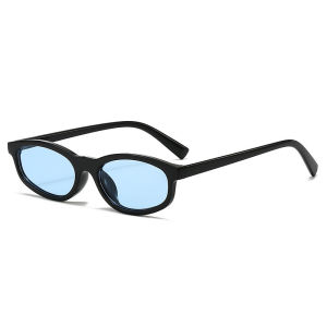 Simple Fashion Oval Sunglasses For Men And Women Outdoor Retro UV Resistant Small Frame Shade Sun Glasses