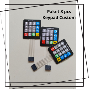 Paket hemat 3 pcs keypad pom mini tombol pertamini model custom bestpresset