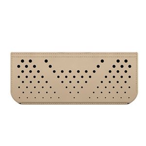 PENGQ Paste Type Car Mesh Storage Bag Scratch Resistant PU Leather Car Sundries Box Easy To Install High-end Multi-Functional Hanging Bag Car Central Control Door