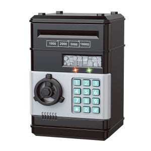 // Mini Electronic ATM Savings Piggy Bank Toys for Kids Real Money Save Password Cash Safe Box Gifts for Girls Boys with