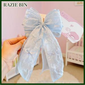 RAZIE BIN Daisy lưới ren Bow kẹp tóc cho cô gái trẻ em hairgrip Clip barrette mũ nón Phụ kiện tóc
