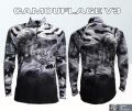ลาย CAMOUFLAGE V3 เสื้อตกปลา JK Thailand เสื้อกันยูวี  ป้องกันรังสี UV 80% แห้งเร็ว. 