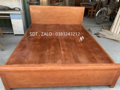 giường ngủ gỗ sồi 1m6x2m1m8x2m rác phản