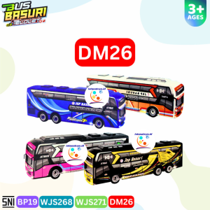 ID  Mainan Bus Basuri Travel Lampu Musik Telolet BP19/WJS268