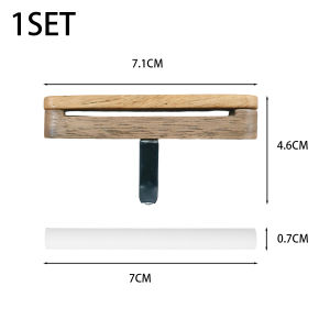 Car Aroma Diffuser Vent Clip Wood Essential Oil Aromatherapy Holder Auto Air Outlet Perfume Freshener with Fiber Diffuser Sticks