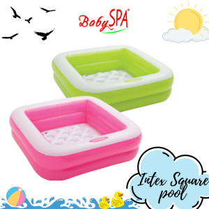♥♥♥ 𝐒𝐆 𝐒𝐞𝐥𝐥𝐞𝐫 BabySPA Intex Square Pool For Kids For baby Kids